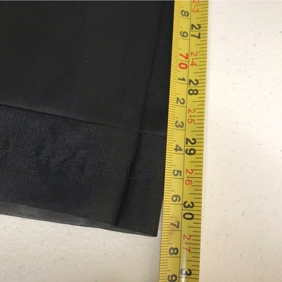 Vintage 1960s Vanity Fair Black Full Slip Adjustable Strap Chiffon Trim Women 38 - Picture 12 of 14